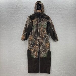 Rocky Coveralls Youth Large Realtree Camo Insulated Hooded Hunting Outdoor Gorp